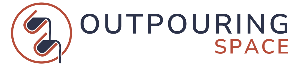 Outpouring Space Logo Horizontal Color@4x About If you’re like us, your hobbies aren’t just pastimes—they’re part of who you are.