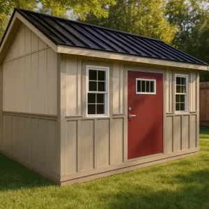 10x12 Classic Wainscote Shed