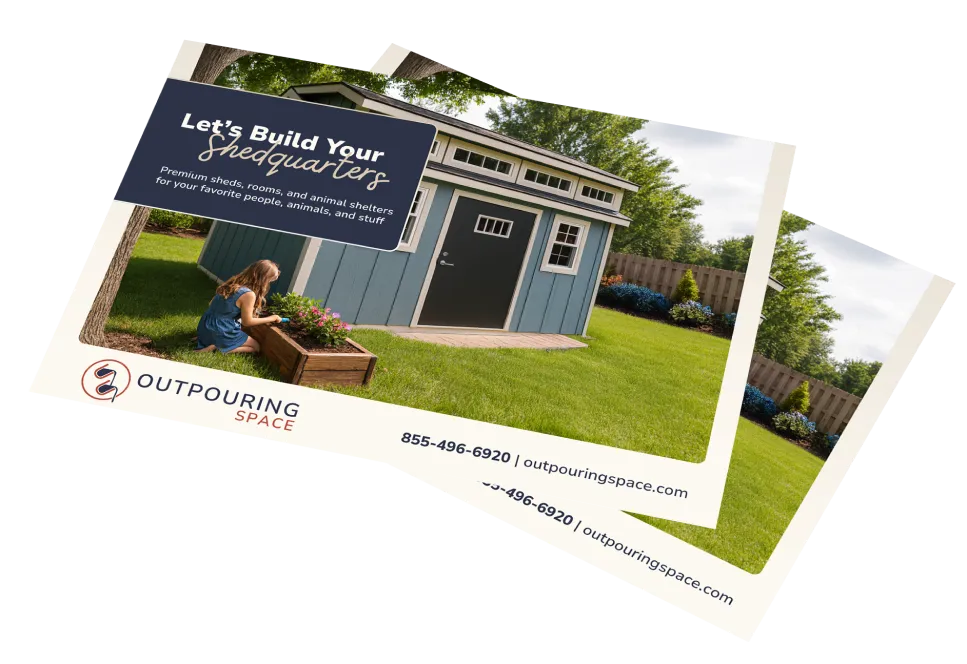 outpour space brochure 1 Shedquarters "*" indicates required fields